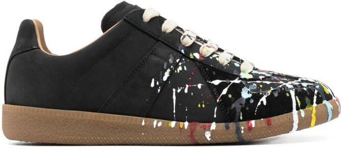Maison Margiela Paint Replica low-top sneakers Black
