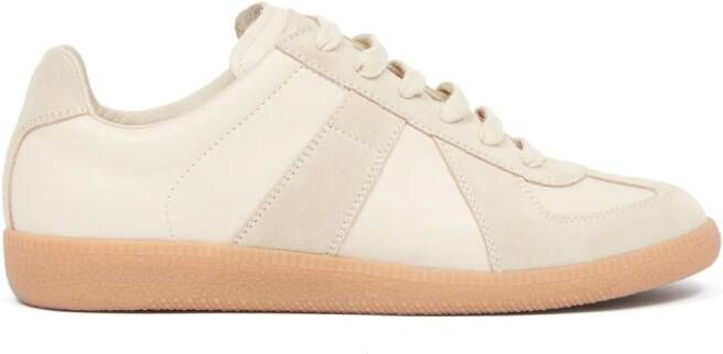 Maison Margiela Replica low-top leather sneakers Neutrals