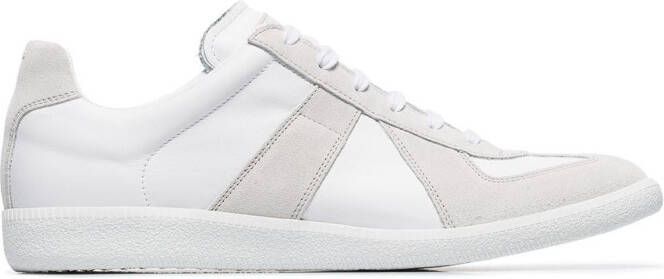 Maison Margiela Replica low-top leather sneakers White