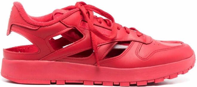 Maison Margiela signature tabi-toe sneakers Red