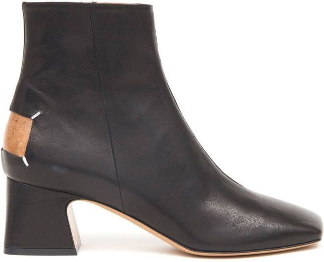 Maison Margiela Décortiqué 60mm four-stitch boots Black