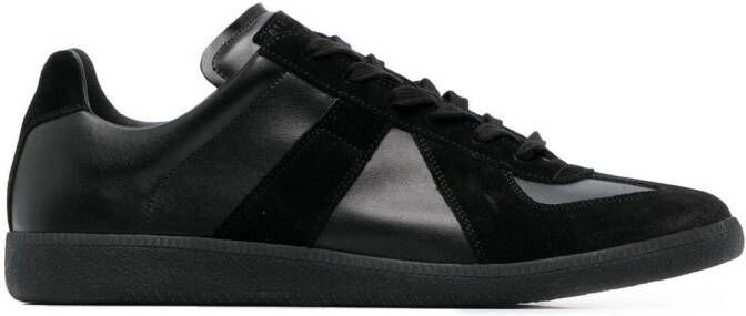 Maison Margiela Replica low-top leather sneakers Black