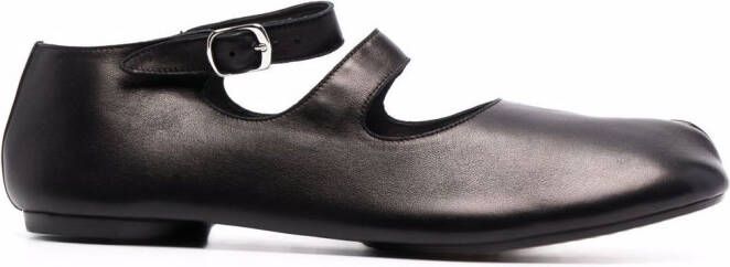 Maison Margiela Tabi leather ballerina shoes Black - Picture 2
