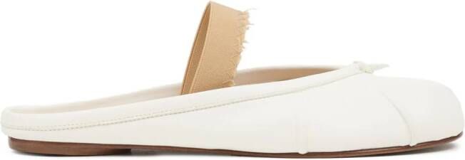 Maison Margiela Tabi ballerina mules White