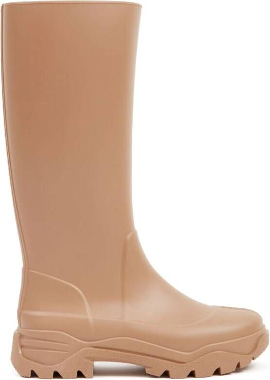 Maison Margiela Tabi rain boots Brown