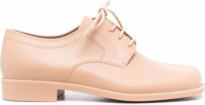 Maison Margiela Tabi lace-up brogues Neutrals
