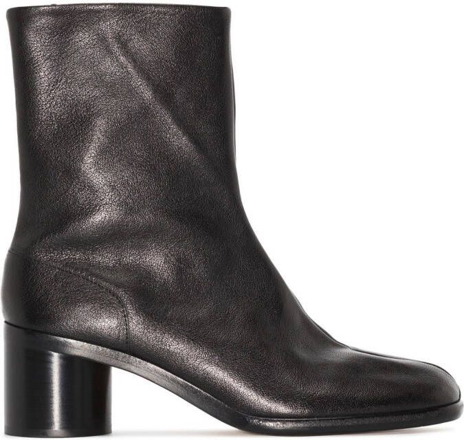 Maison Margiela Tabi 60mm leather ankle boots Black