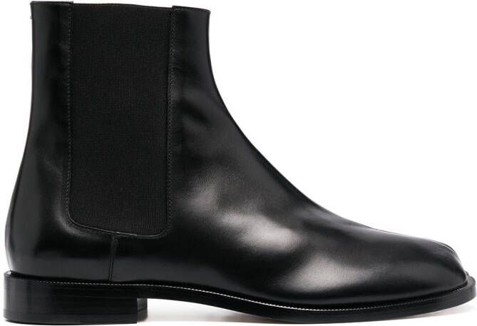 Maison Margiela Tabi leather Chelsea boots Black