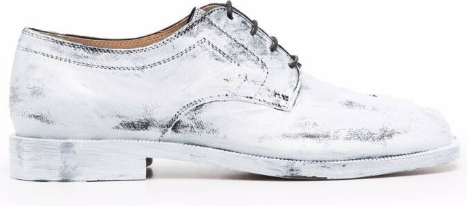 Maison Margiela Tabi Bianchetto leather brogues White