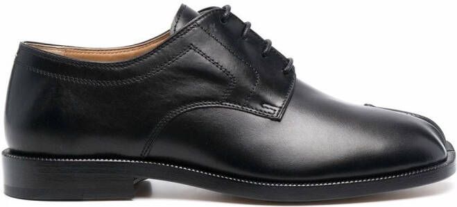 Maison Margiela Tabi lace-up leather brogues Black
