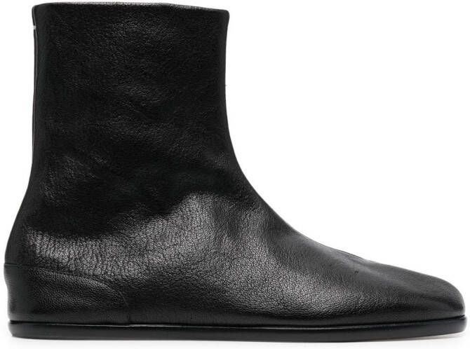 Maison Margiela Tabi flat ankle boots Black