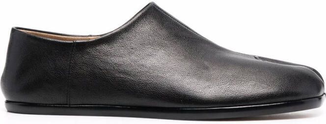 Maison Margiela Tabi leather babouche shoes Black