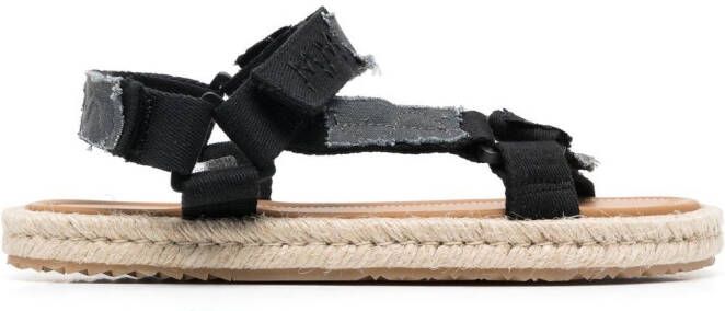 Maison Margiela Patchwork hiking sandals Black