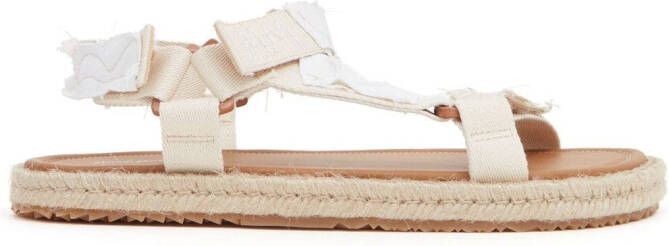 Maison Margiela Patchwork hiking sandals White