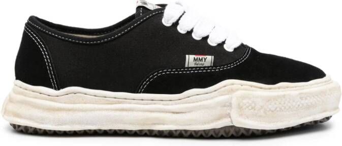 Maison MIHARA YASUHIRO Baker canvas sneakers Black