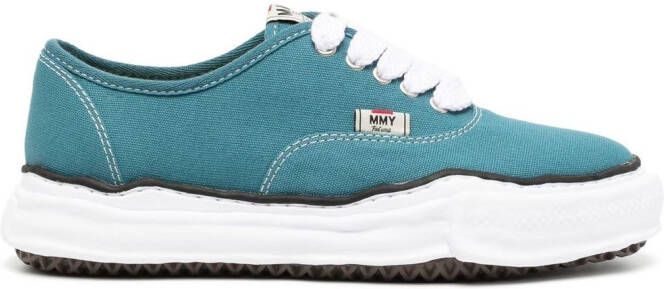 Maison MIHARA YASUHIRO Baker lace-up low-top sneakers Blue