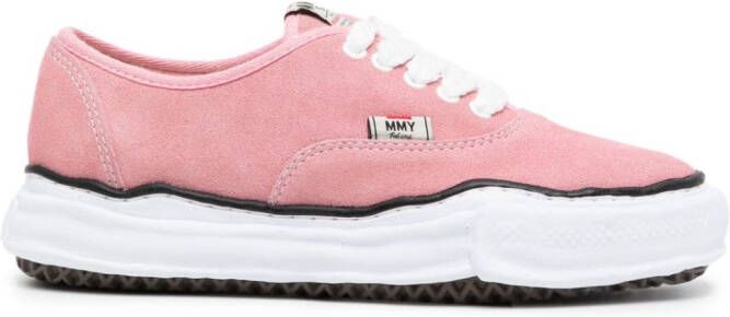 Maison MIHARA YASUHIRO Baker OG suede sneakers Pink