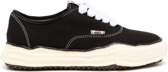 Maison MIHARA YASUHIRO Baker over-dyed sneakers Black