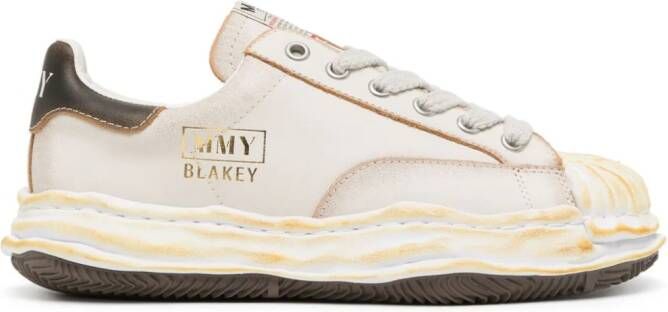 Maison MIHARA YASUHIRO Blakey OG Sole leather sneakers White