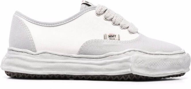 Maison MIHARA YASUHIRO contrasting-panel design sneakers Grey