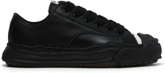 Maison MIHARA YASUHIRO Hank OG Sole leather sneakers Black