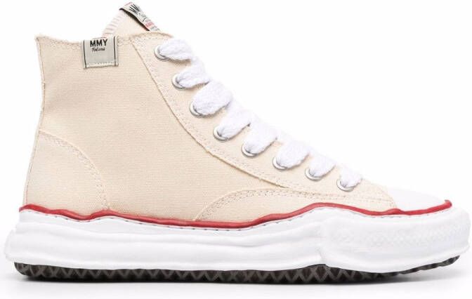 Maison MIHARA YASUHIRO lace-up high-top sneakers Neutrals