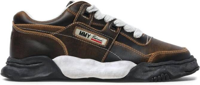Maison MIHARA YASUHIRO Parker OG Sole leather sneakers Black