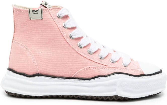 Maison MIHARA YASUHIRO Peterson cotton-canvas sneakers Pink