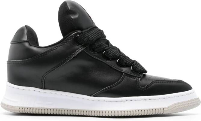 Maison MIHARA YASUHIRO Rosy pointed-toe puffer sneakers Black
