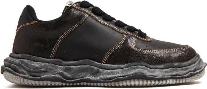 Maison MIHARA YASUHIRO Wayne contrast-stitching sneakers Black