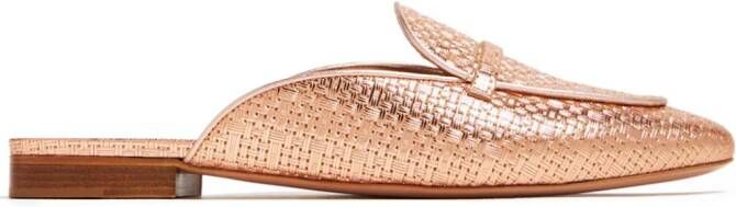 Malone Souliers Berto leather mules Gold