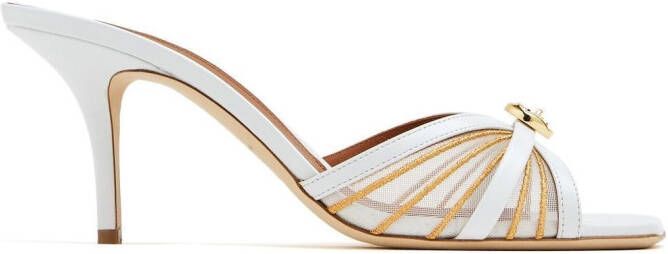 Malone Souliers engraved-detail 70mm sandals White