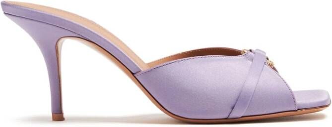 Malone Souliers Patricia 70mm satin sandals Purple