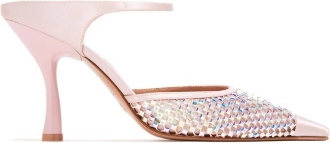 Malone Souliers Vega 90mm mules Pink