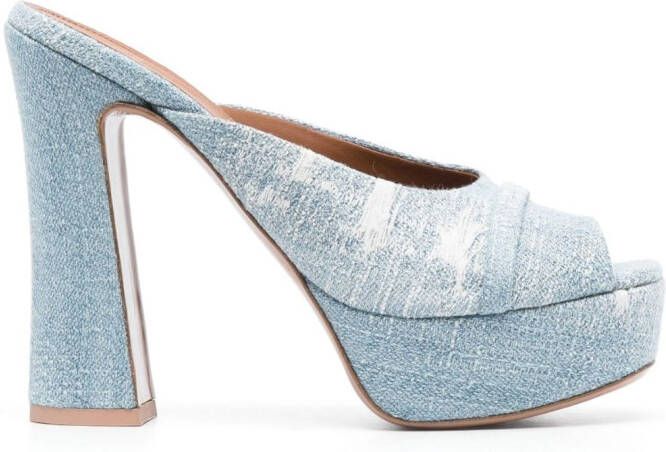 Malone Souliers 125mm Yasmin sandals Blue