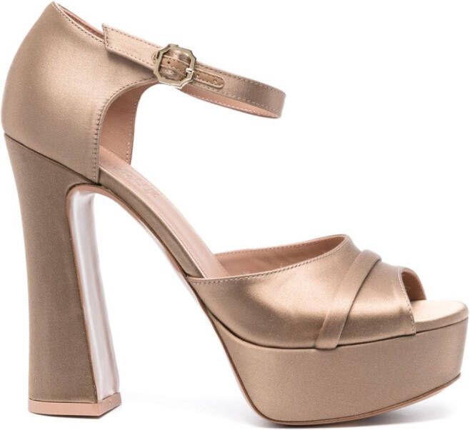 Malone Souliers Yuri 125mm leather sandals Brown