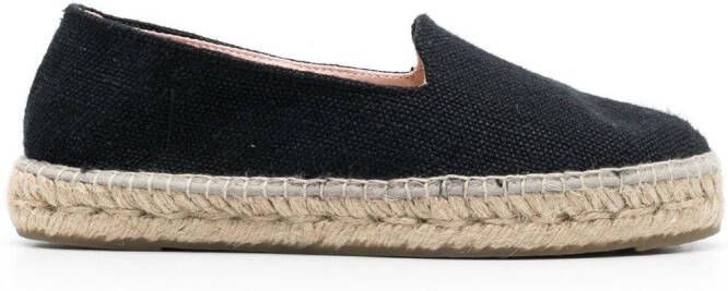 Manebi 26mm chunky slip-on espadrilles Black