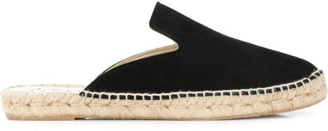 Manebi flat espadrilles Black
