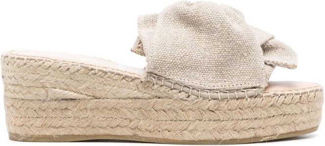 Manebi Havana platform-sole espadrilles Neutrals