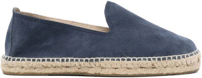 Manebi slip-on leather espadrilles Blue