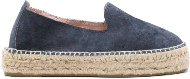 Manebi slip-on suede espadrilles Blue