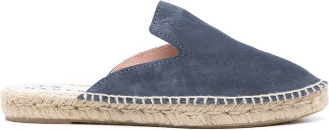Manebi slip-on suede espadrilles Blue