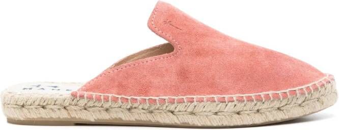 Manebi slip-on suede espadrilles Orange