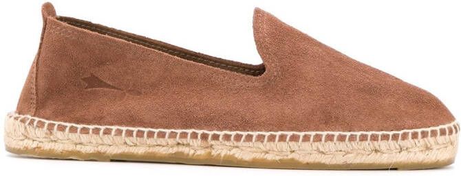 Manebi suede slip-on espadrilles Brown