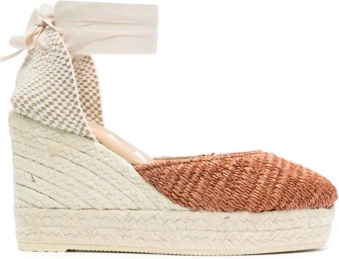 Manebi Yucatán 100mm espadrilles Neutrals
