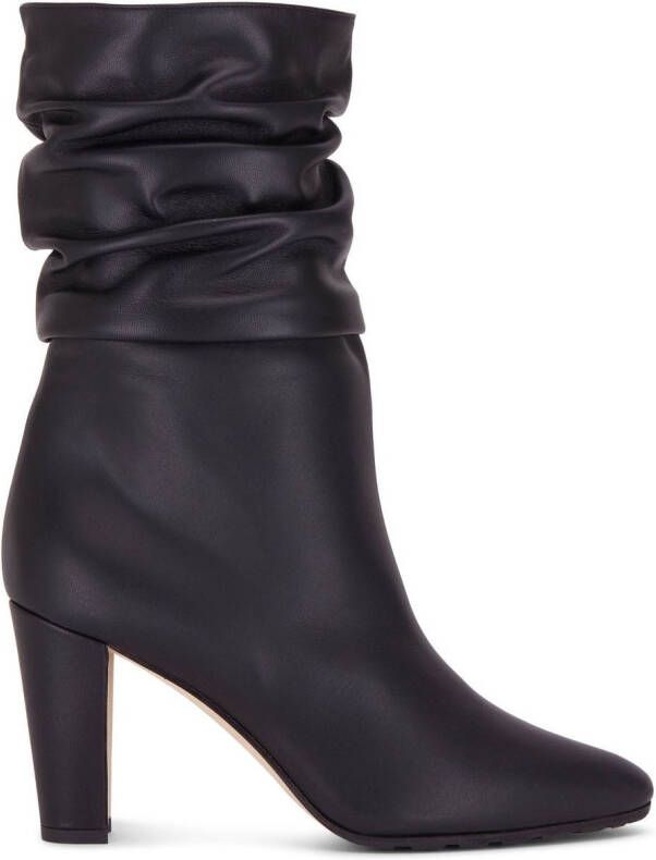 Manolo Blahnik Calasso slouchy ankle boots Black