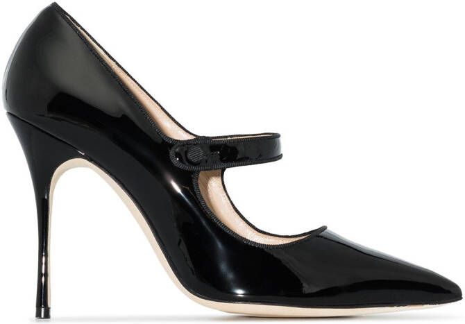 Manolo Blahnik Campari 105mm pointed-toe pumps Black