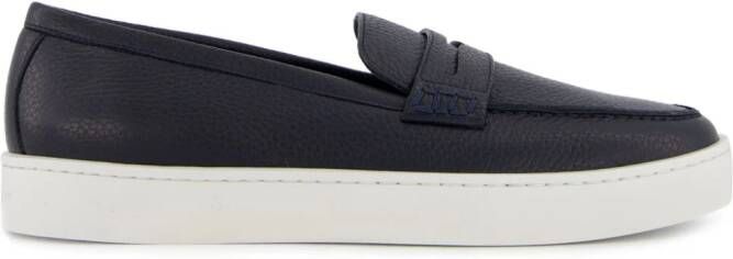 Manolo Blahnik Ellis leather loafers Blue