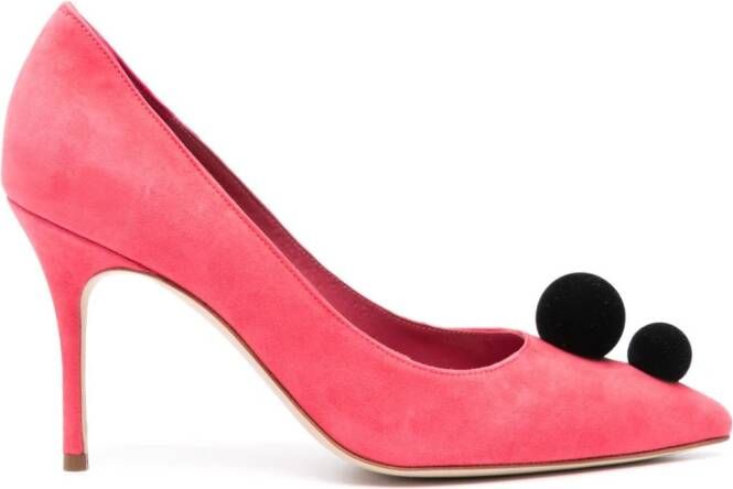 Manolo Blahnik Piera 90mm suede pumps Pink