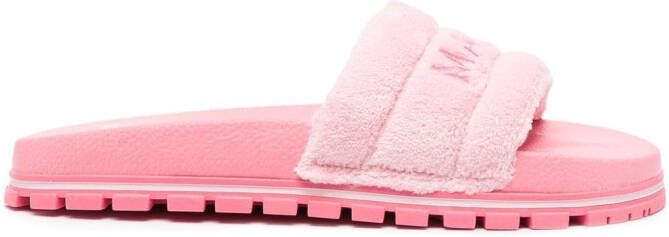 Marc Jacobs White 'The Leather Slide' Sandals - Picture 14